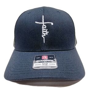 Faith Christian Adjustable Mesh Embroidered Religious Christian Snapback